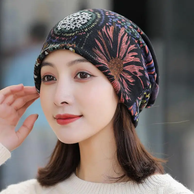 Chemotherapy Hair Loss Women's Cap Post-Surgery Special Thin Summer Night Sleep Hat Adjustable Unisex Windproof Casual Style