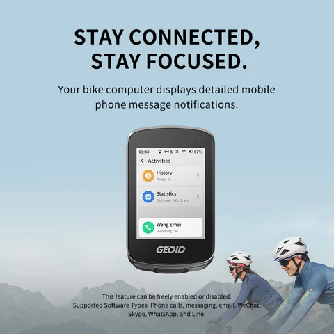 GEOID CC700 Pro Велокомпьютер с Bluetooth и подсветкой — изображение продукта