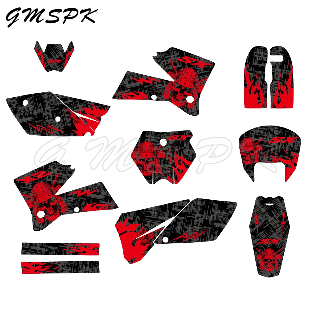 Motorcycle Decoration Decals Full Graphics Background Sticker Fit for SX Series 125 250 300 SXF SX-F 250 350 450 2005 2006