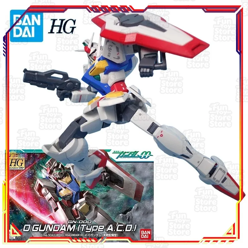 

Bandai Gundam 00 Action Figures 1/144 Scale HG GN-000 Plastic Model Kit Building Toy for Boys Collectible Gift for Kids Fans