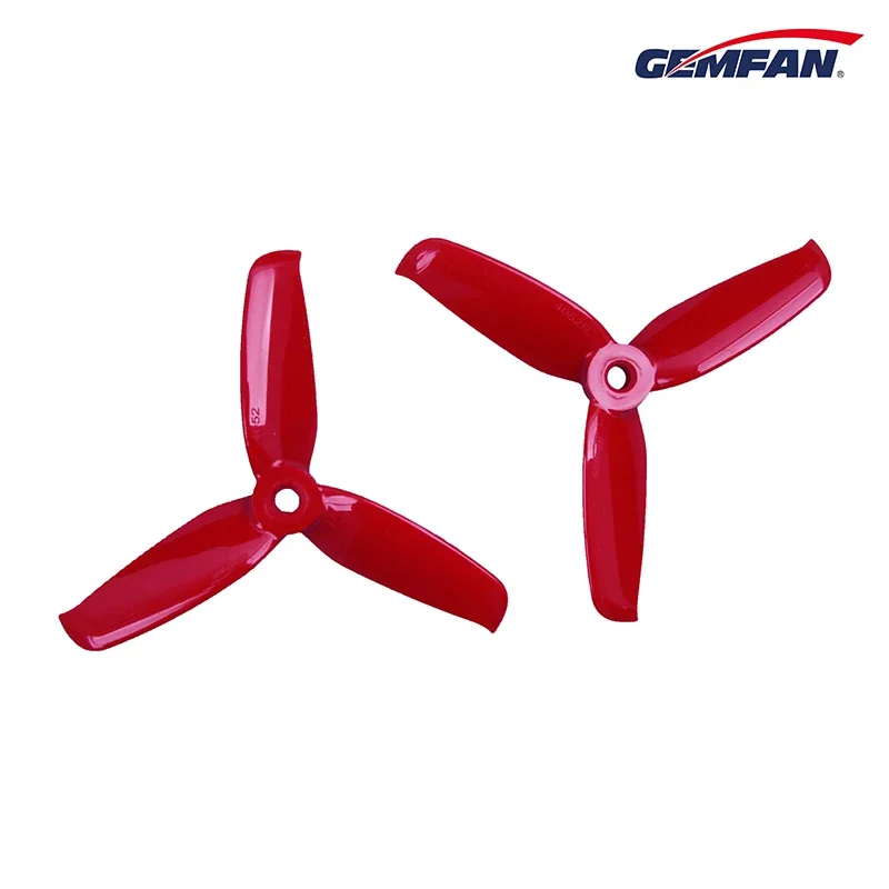 24 pcs / 12 Pairs Gemfan Flash 4052 4 inch tri-blade Propeller Flash Props CW CCW Brushless Motor propeller For FPV RC