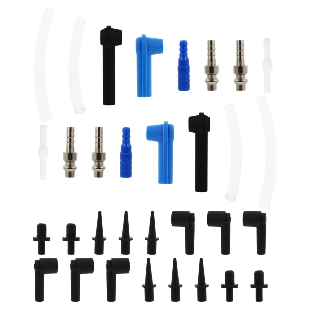 2 Sets Brake Oil Changing Machine Air Fluid Bleeder Changer Accessories for Car Gadgets Connector Tool Pipe Truck Connectors