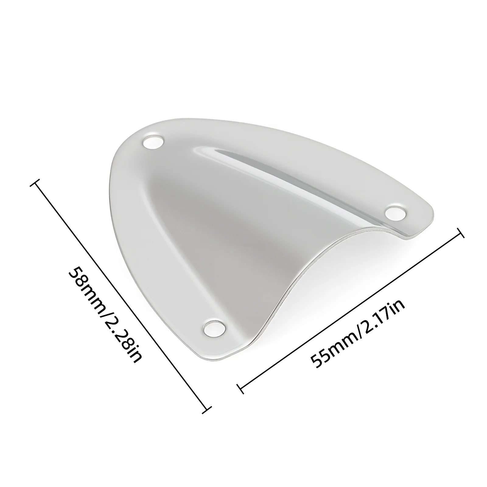 1/2/5pcs Marine Clam Shell Vent Cover Stainless Steel Clamshell Vent Wire Cover For Boats Yacht Locker Vents Boat Accessories