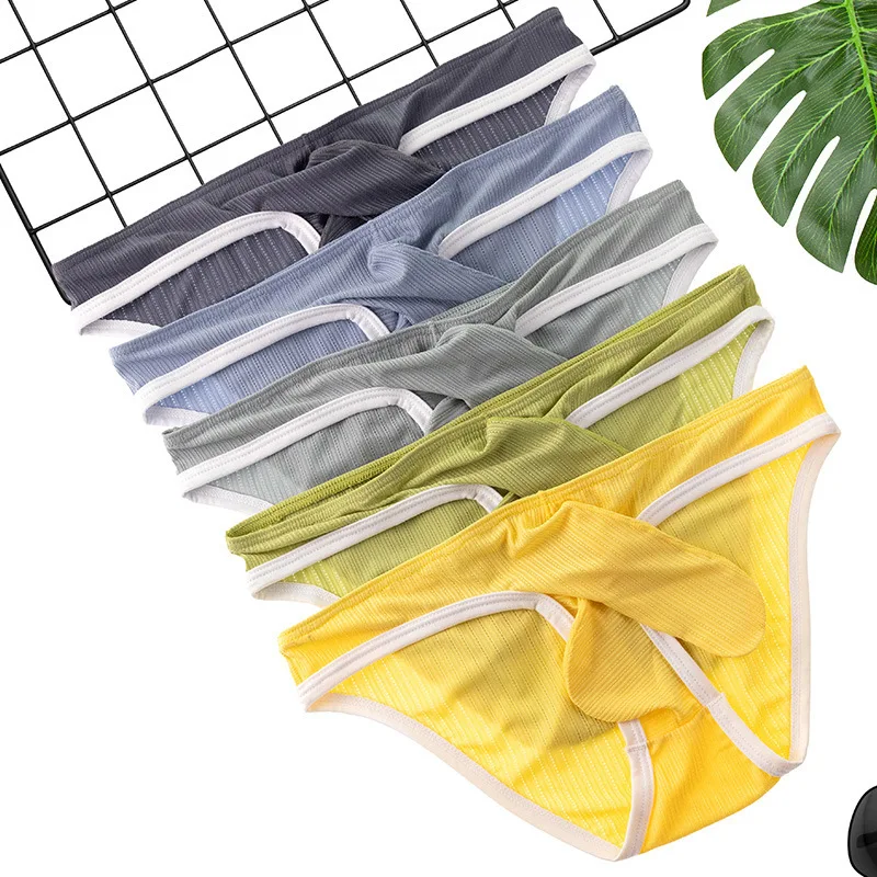 Mens Low Rise Sexy Ball Pouch Briefs Elephant Trunk Underwear Breathable Moisture Wicking Comfortable Underpants