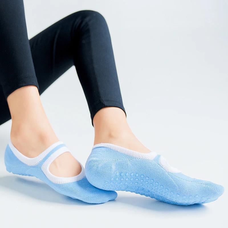 Calcetines antideslizantes de secado rápido para mujer, medias transpirables de alta calidad para Yoga, Pilates, Ballet, Fitness y gimnasio, novedad