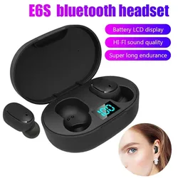 TWS E6S Fone auricolari Bluetooth cuffie bluetooth senza fili cuffie con cancellazione del rumore con microfono cuffie per Xiaomi Redmi