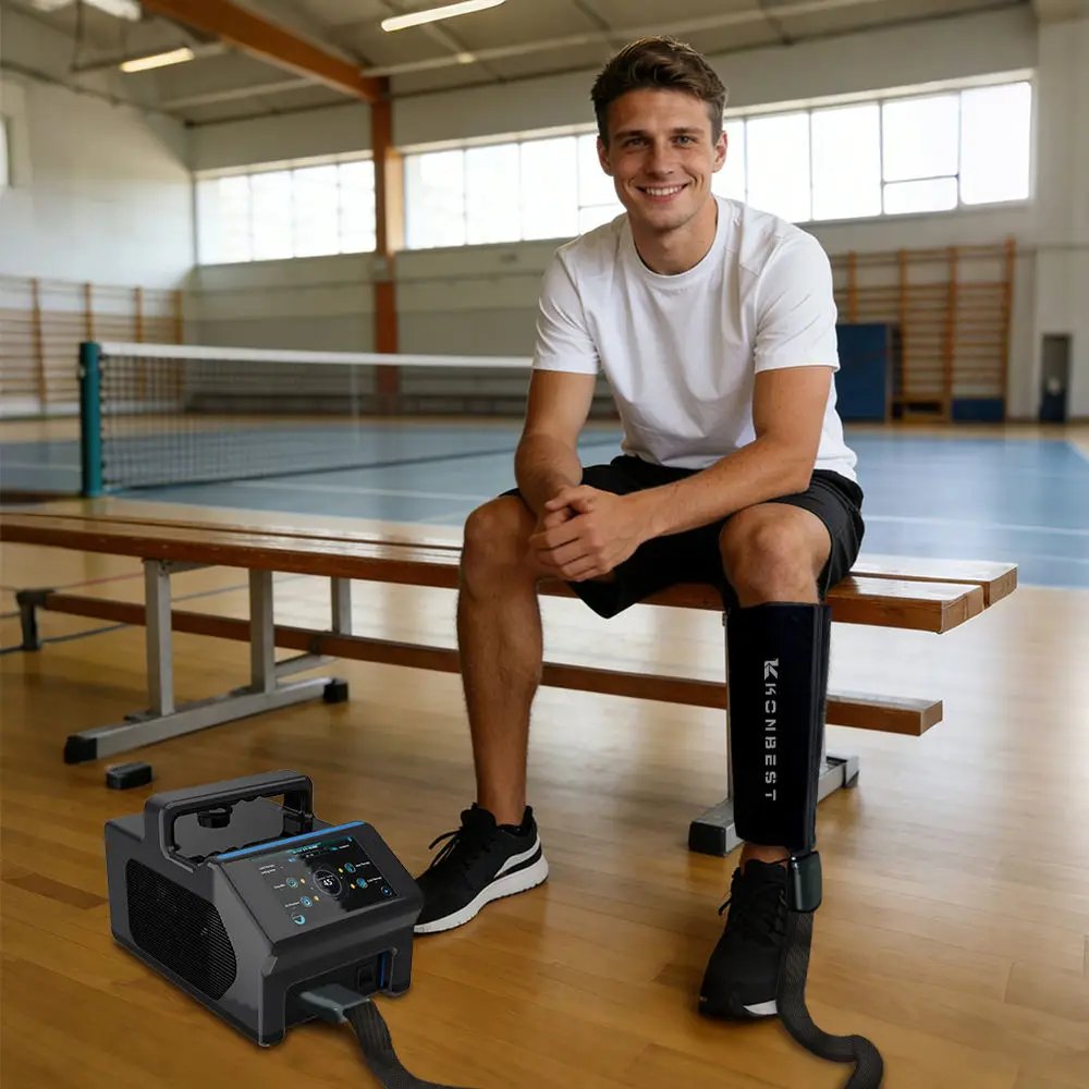 

Cold Compression Cryotherapy System for Post-Surgery Physiotherapy and Targeted Pain Relief