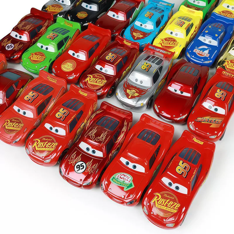 

34 стиля, игрушечный автомобиль Disney Pixar Cars Racing Lightning McQueen 1:55, металлический литой автомобиль, детский игрушечный автомобиль, Рождественский подарок