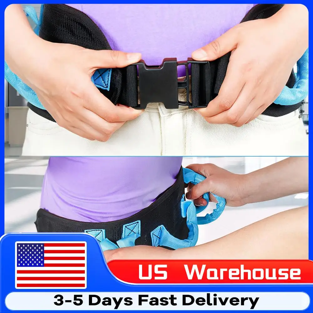 

Walking Gait Belt Breathable Metal Buckle Safety Gait Belt Rehabilitation Assistive Device for Nursing Safety Patient Assist