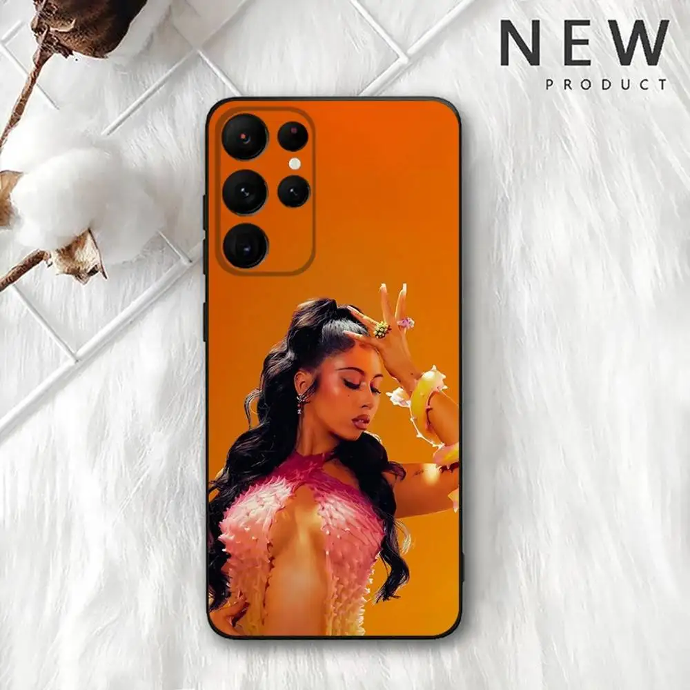 Kali Uchis Sincerely Phone Case For Samsung S 25,24,23,22,30,21,10,9,Ultra,Plus,Lite,FE,4,5G Black Soft Case