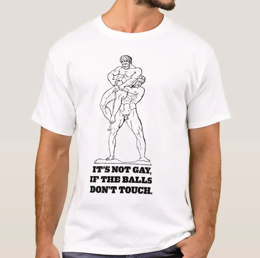 Roman Gods - Heracles and Antaeus Funny Wrestling T Shirt. Short Sleeve 100% Cotton Casual T-shirts Loose Top Size S-3XL