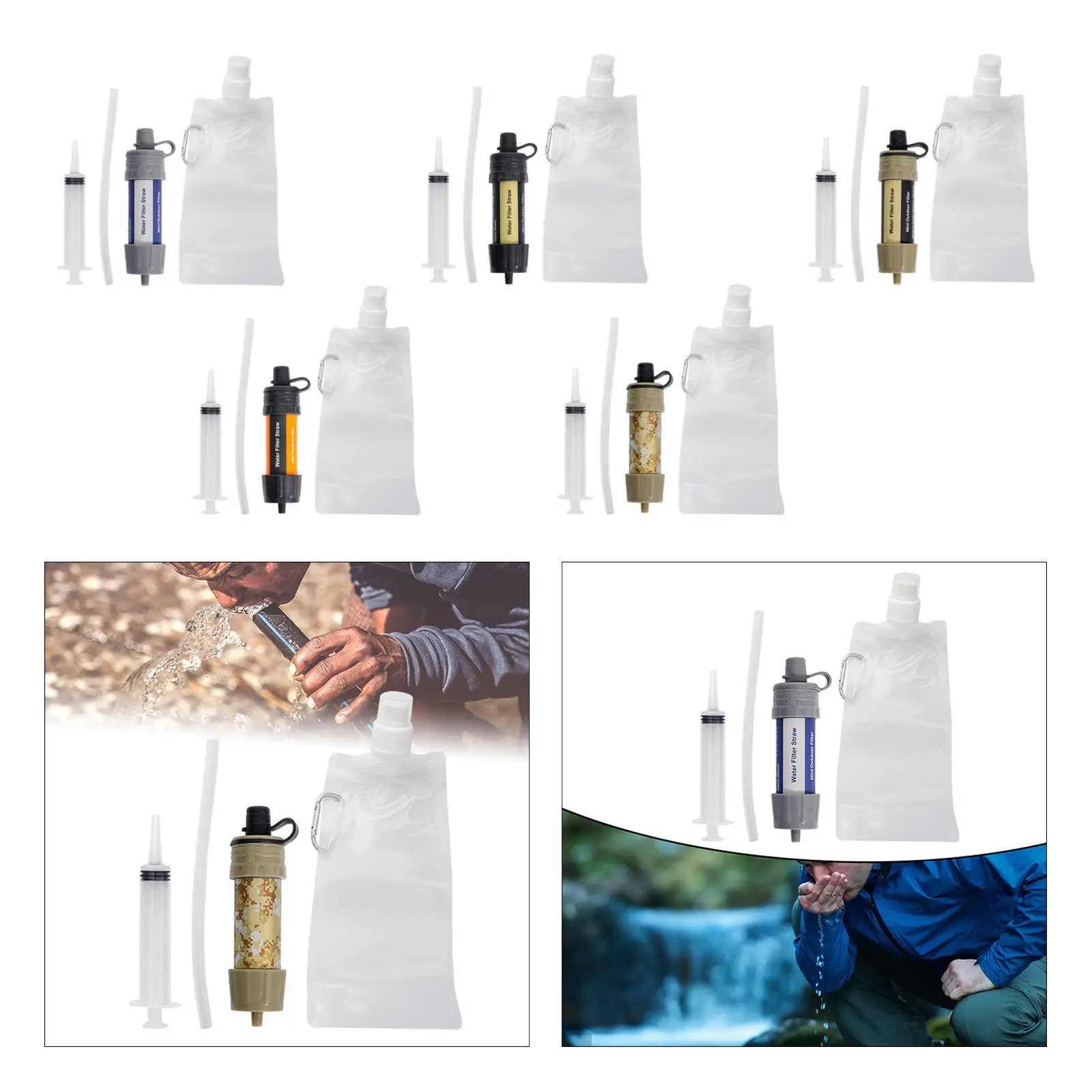 El sistema de filtración de agua con filtro de agua reduce el dispositivo purificador de agua para