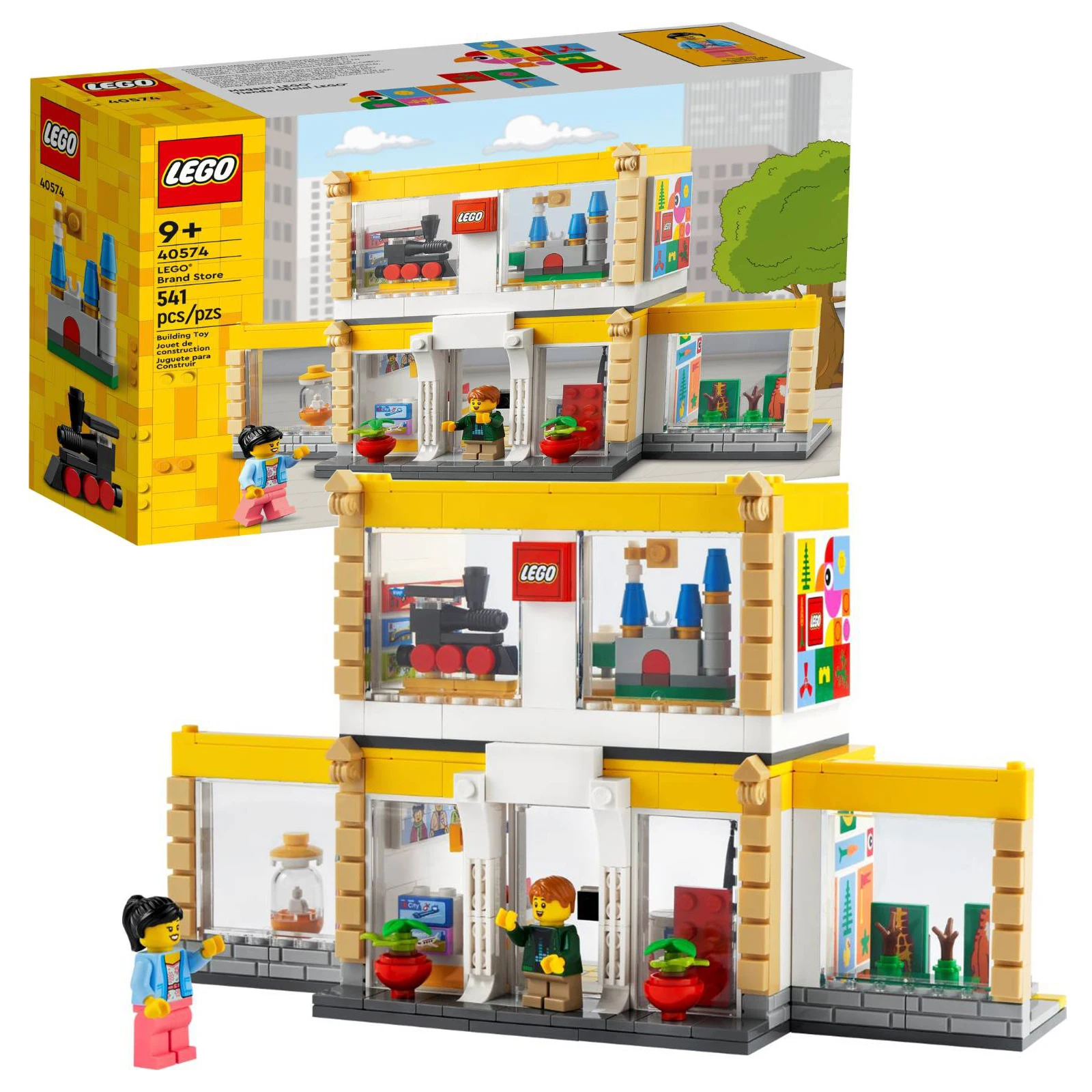LEGO Merchandise Official Store with Colorful Play-and-display Model Building Set 40574 for Children Birthday Gift 541Pcs