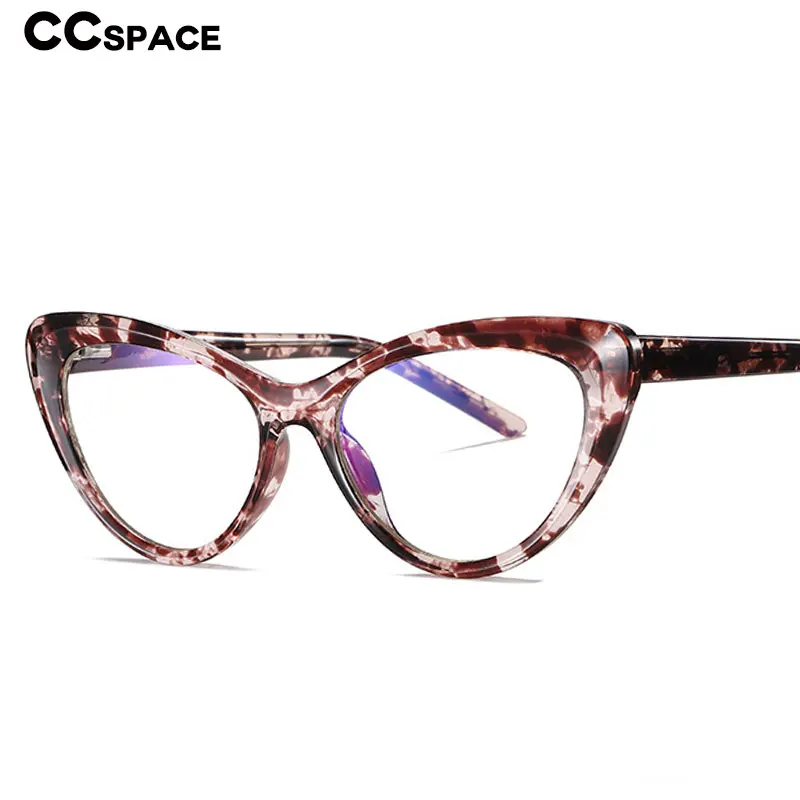 49082 Cat Eye Anti-blue Light Plastic Titanium Glasses Frames Women Optical Fashion Computer Glasses