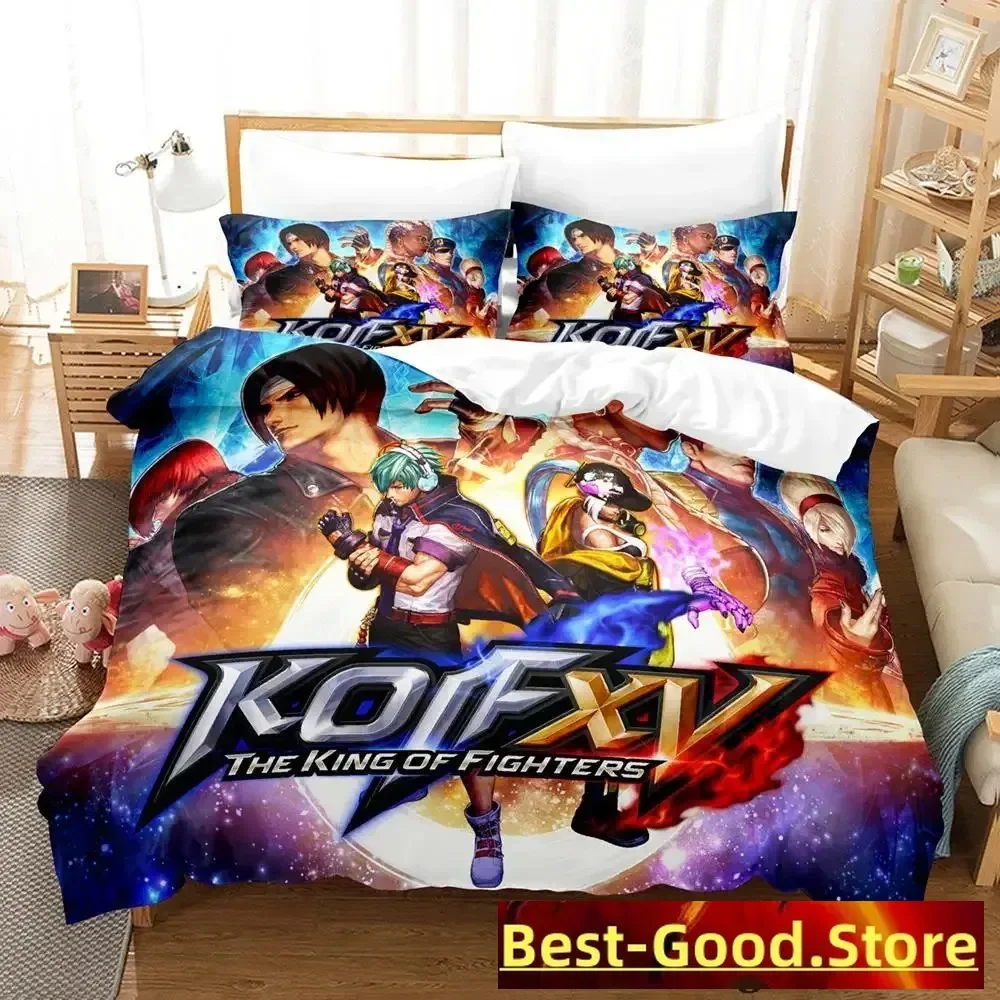

The King Of Fighters Bedding Set Single Twin Full Queen King Size Bed Set Aldult Kid Bedroom Duvetcover Sets Anime parure de lit