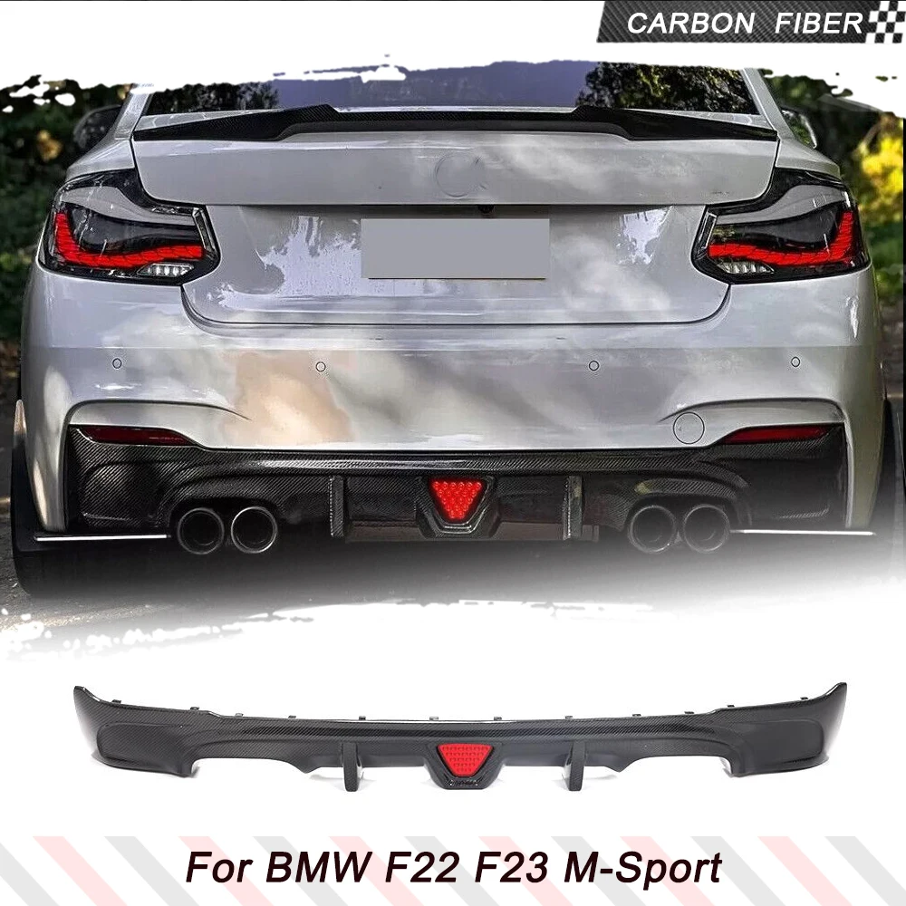 

Carbon Fiber Car Rear Bumper Lip Diffuser for BMW F22 F23 M Sport Coupe Convertible 2013-2017 M235i M240i Rear Racing Body Kits
