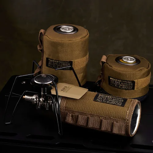 Imagen 2 del producto Estufa de araña WELLHIKE, estufa de tarjeta plegable de araña negra, vajilla de Camping, utensilios de cocina para acampar, estufa de barbacoa, estufa de Gas