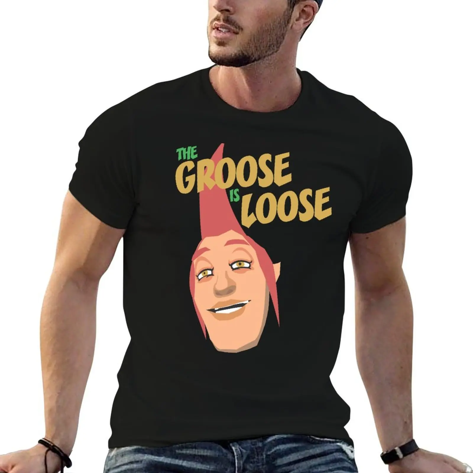 The Groose is Loose T-Shirt man graphic t shirt t shirt personalised cotton t shirts high quality T-Shirt