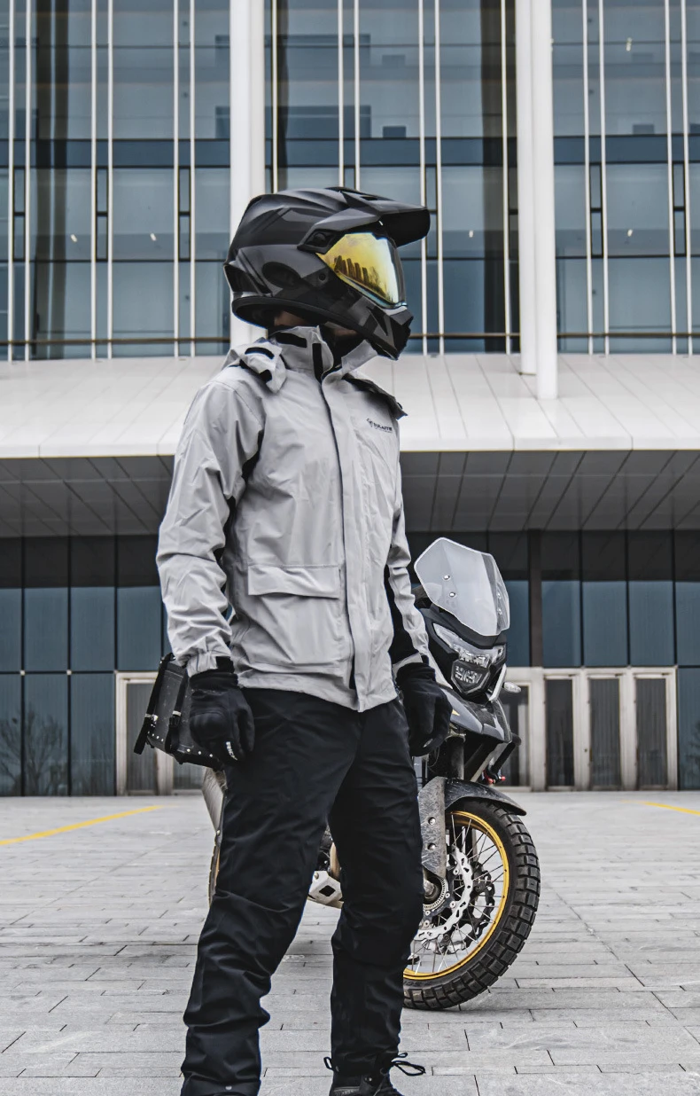 Motorcycle raincoat and pants Outdoor cycling Split Raincoat Pants shoe cover motocross suit Men women waterproof wear-resisting