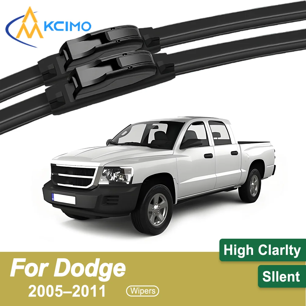 

2-Pack Superior Wiper Blades for Dodge Dakota 2005–2011 All-Season Durable Quiet Wiping Uninterrupted Visibility