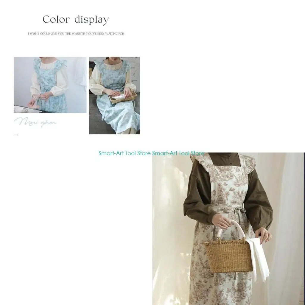 

E1PB Classical French Cooking Apron with Exquisitedly Color Pattern Option