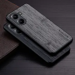 Case for Xiaomi Poco X7 Pro funda bamboo wood pattern Leather phone cover Luxury coque for Xiaomi Poco X7 Pro case