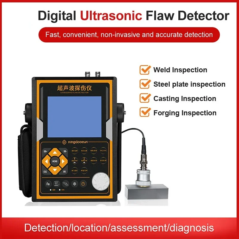 

High Quality Ultrasonic Flaw Detector NDT with Extra Probes and Cables Digital