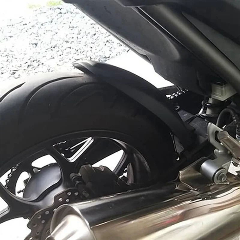 

Compact 1 Piece Mudflap Mudguard Rear Extender Fenders Modified Rear Fenders Black ABS For Honda NC700S NC700X NC750S NC750X