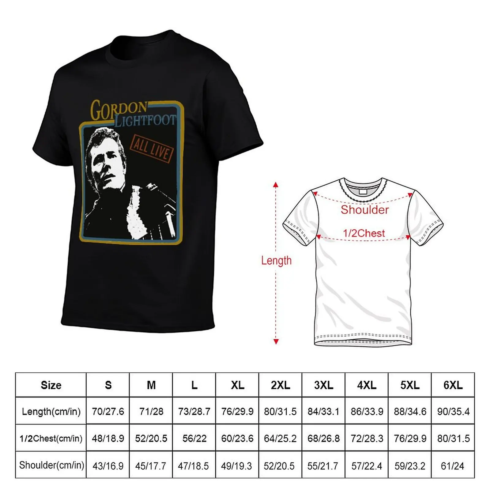 Funny Gift For Gordon Lightfoot Gifts For Fan T-Shirt summer 2026 oversized t shirt men clothing