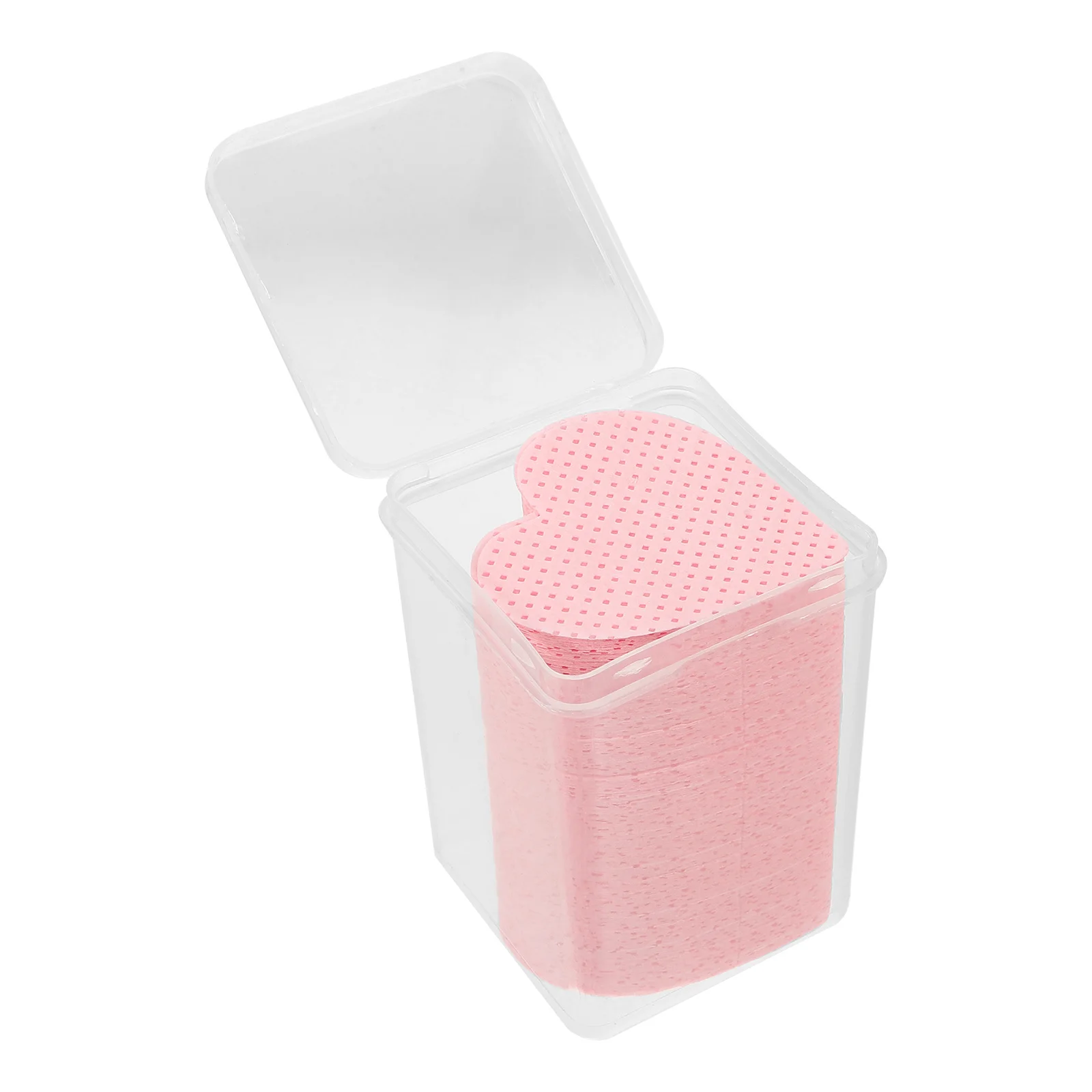 200 ورقة منصات تنظيف الأظافر خالية من الوبر مزيل طلاء الأظافر مناديل تصميم القلب لأظافر الجل إزالة الاكريليك حجم السفر الجمال #5