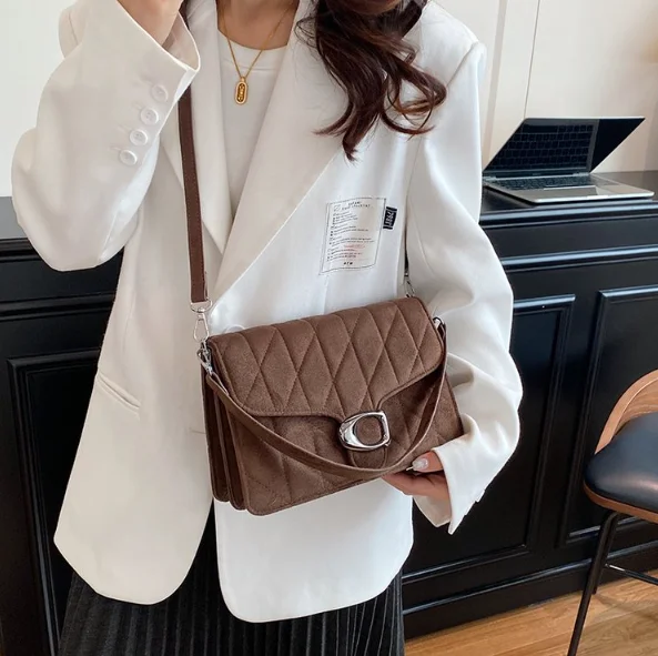 حقائب نسائية عصرية عالية الجودة، حقائب كاجوال مائلة ومتعددة الاستخدامات، حقائب يد للركاب ذات سعة كبيرة #1