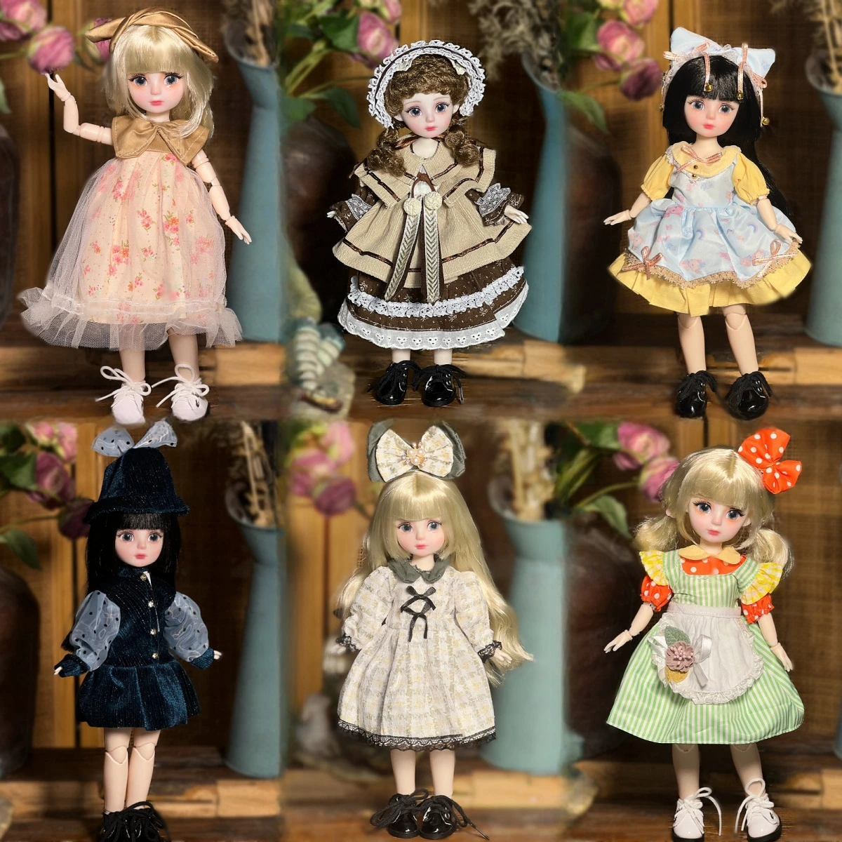 30cm Doll Clothes 1/6 BJD Doll Changing Casual Clothing Princess Doll Clothing Accessories