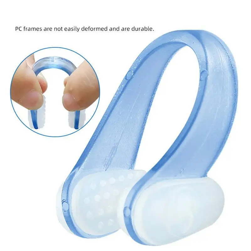 Nose Plugs For Swimming Silicone Surfing Nose Clip Portable Anti Choking Nose Clip Soft Nose Protector For Swimming Surfing