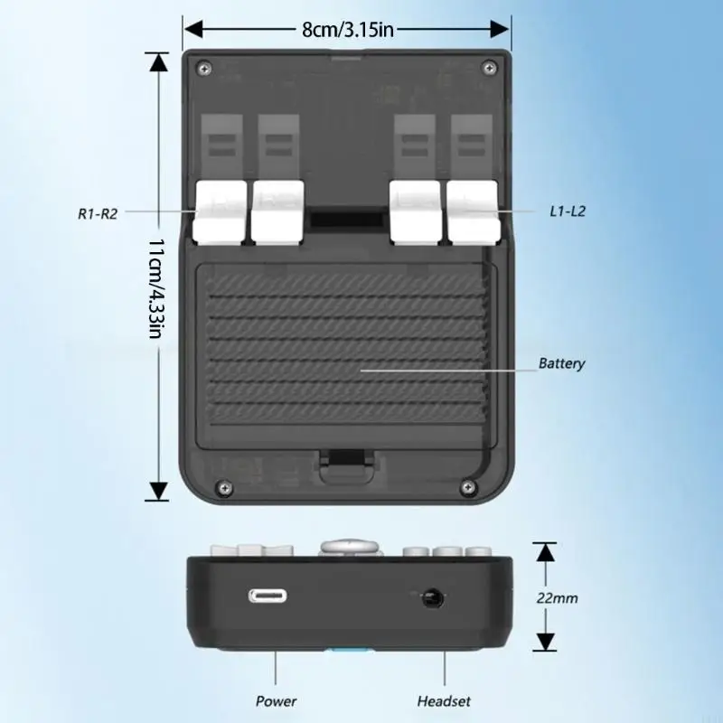Retro Game Collection Nostalgic Handheld Console Portable Travel Companion High Resolution Display For Adults Kids F19E