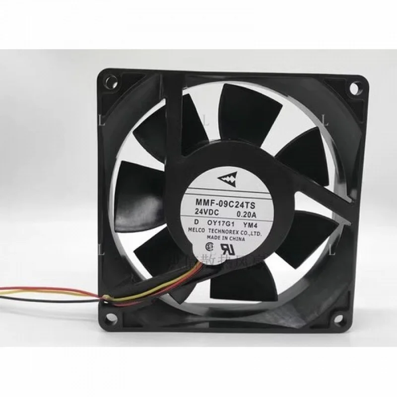 

L 1 шт. для вентилятора MELCO MMF-09C24TS YM4 DC24V 0,20A 9025 9 см 3-проводной охлаждающий вентилятор