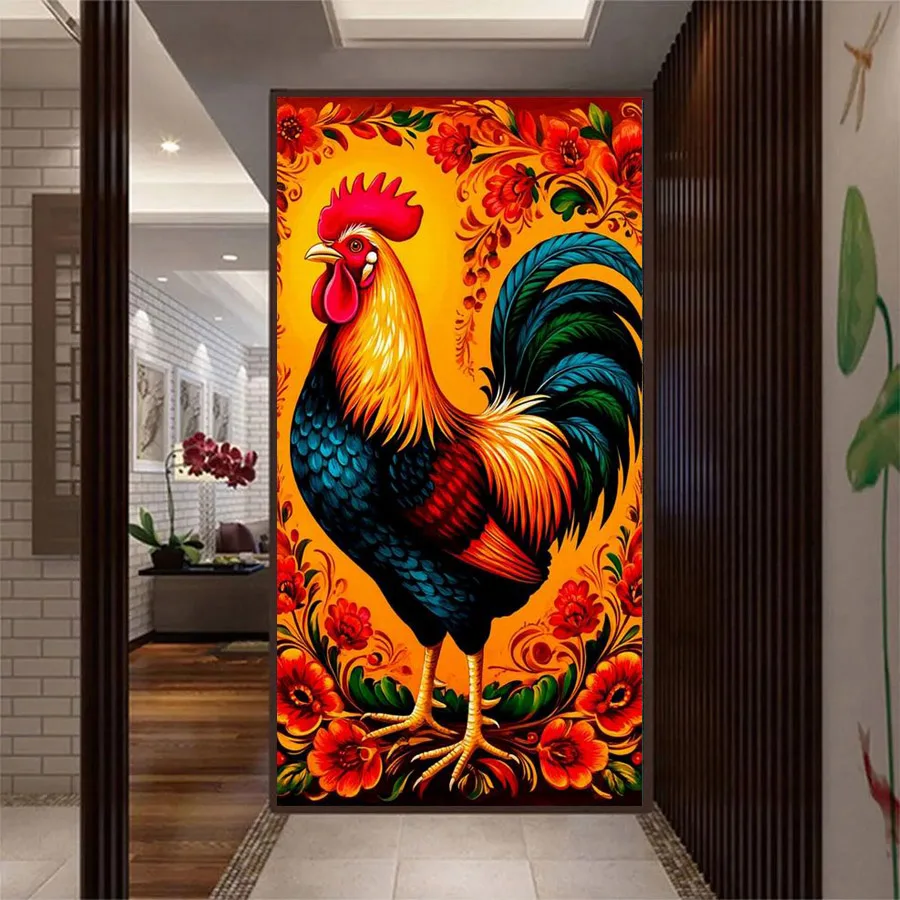 

Петух Кот Лиса Большой Размер Diy Алмазное Искусство Наборы Для Живописи Новая Коллекция Животные Полная Дрель Мозаика Вышивка Картина Настенный Декор