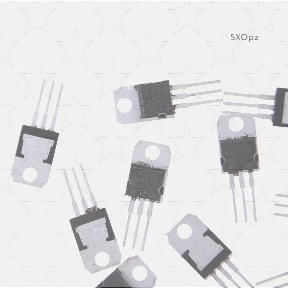 10 قطعة IC L7805CV L7805 TO-220 5 فولت الجهد المنظم