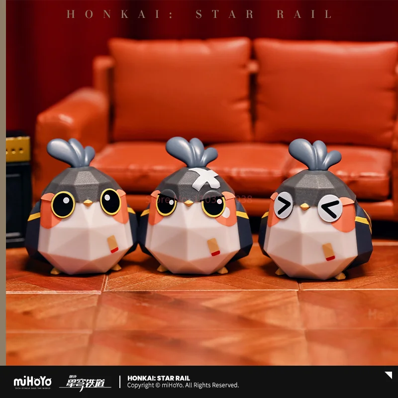 Mihoyo Honkai Star Rail Folding Bird Mini Blind Box Trailblazer March 7th Robin Firefly Collectible Figure Toys Anime Game Gift