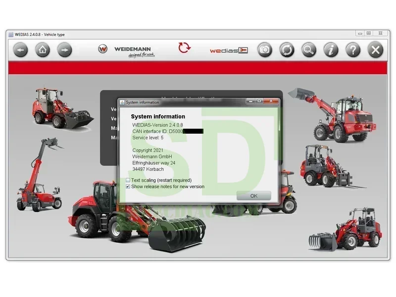 TruckEPC3 WEIDEMANN التشخيص WEDIAS 2.4 [2024]