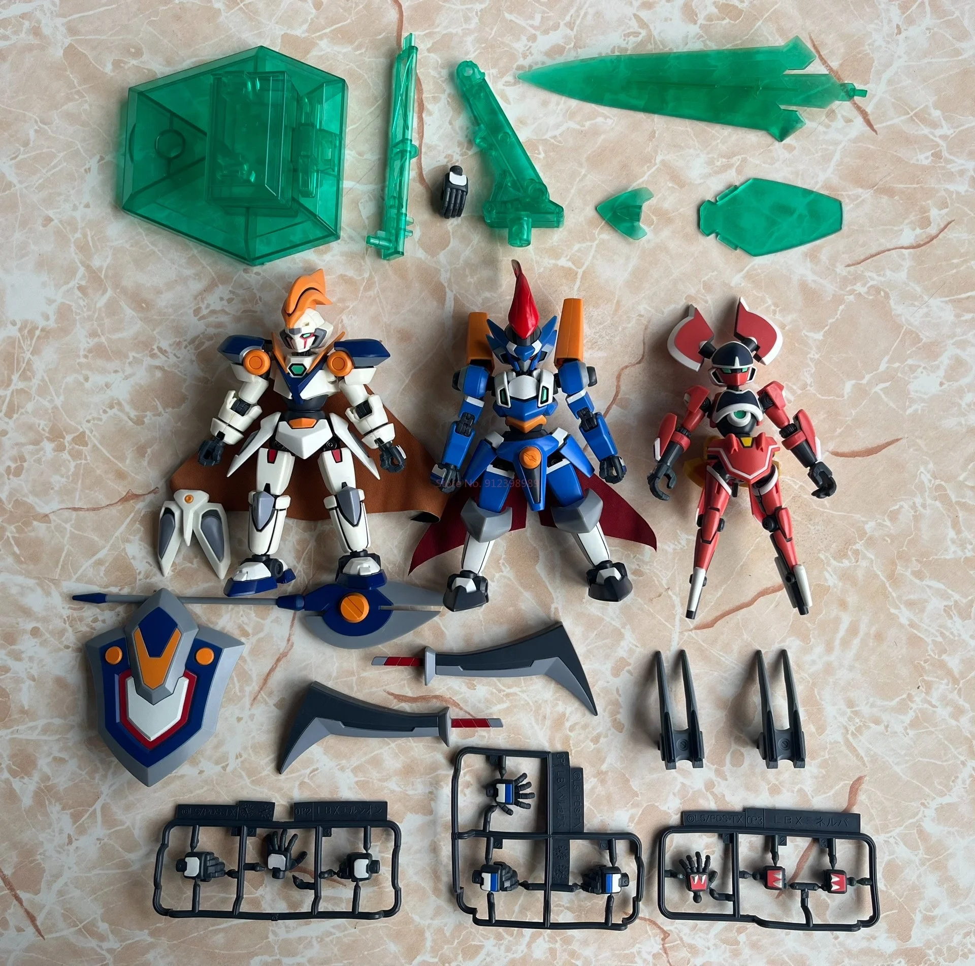 Bandai Lbx Destroyer Danball Senki Brawler Frame Plastic Model Kit Mecha Action Figure For Adult Anime Hobby Collectors view 6