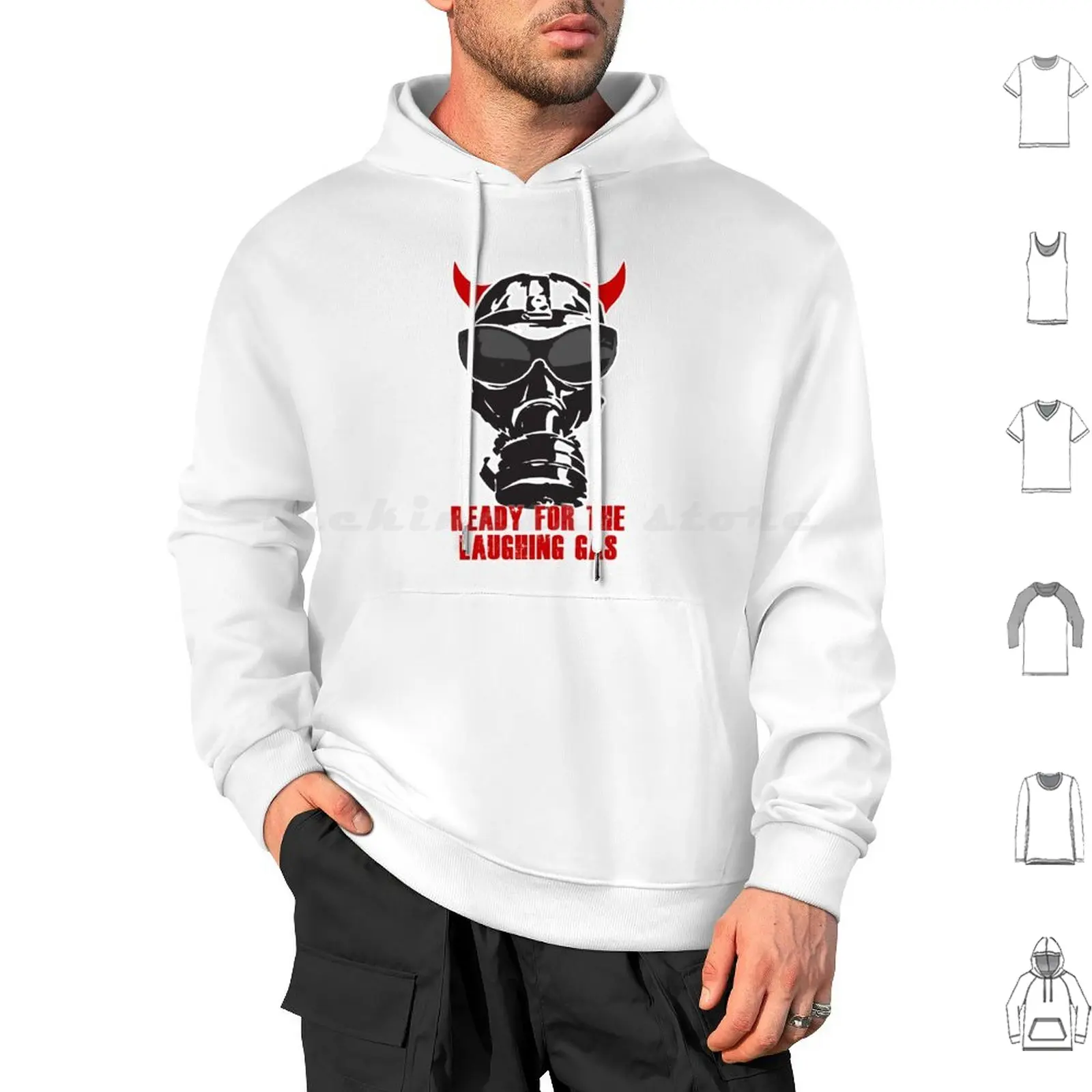 Zoostation Laughing Gas Hoodies Long Sleeve Zoostation Laughing Gas Evil Macphisto Fly