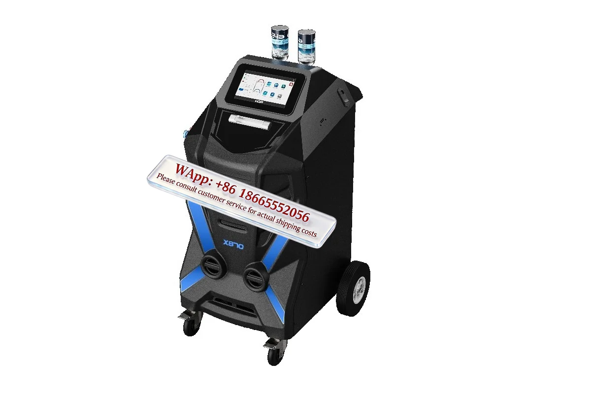 Tricar 870 Dual Ga s Fully Auto Car Care Equipment Charging  Service Unit Ga s Charger Air Conditioner R134A AC Recovery Machine