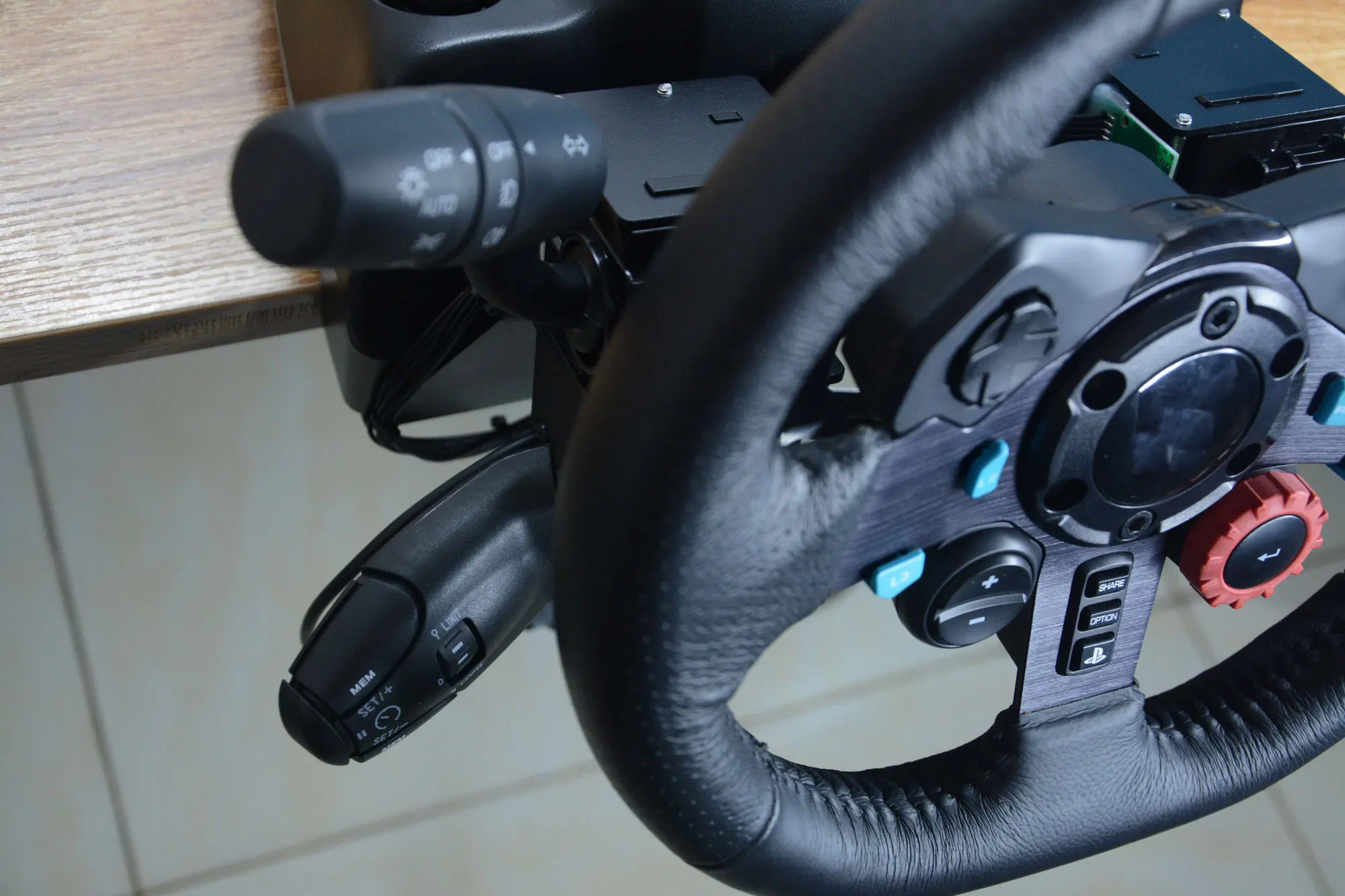 Racing Simulator Steering Wheel Turn Signal Headlight Wiper Auto Rebound Cruise control Switch For Logitech G29 G27 G920 G923