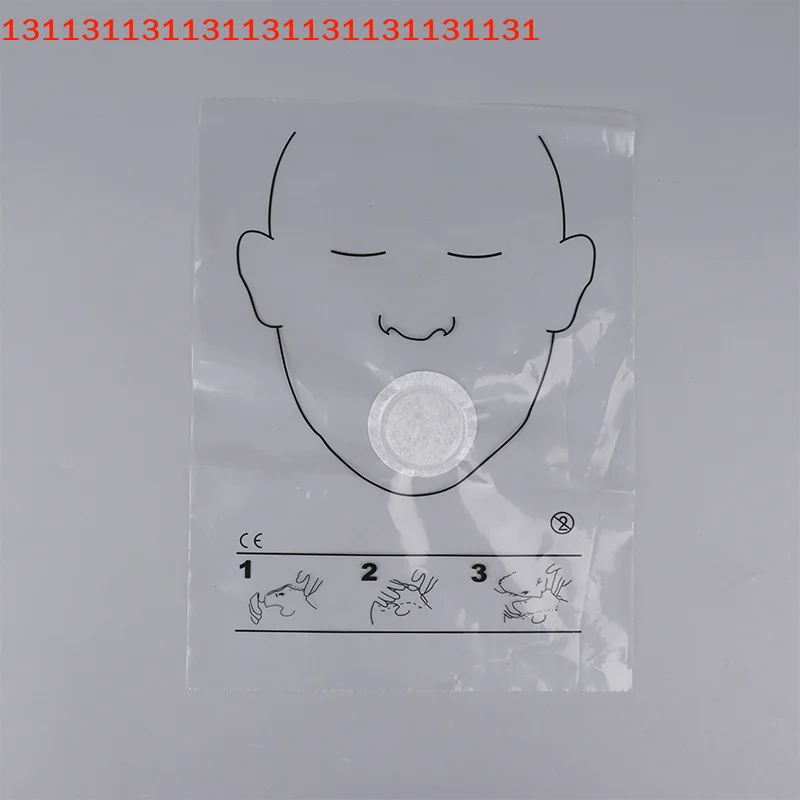 Heads-Up Breathing Mask Roll Rescue Kit; Contains 5/30PCS Disposable Tools for First Aid CPR Training