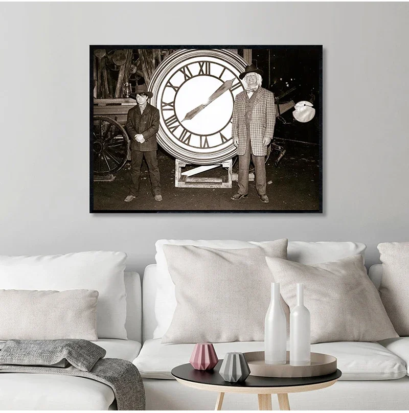 Back to the Future Poster Vintage Style Wall Art Canvas Home Decor