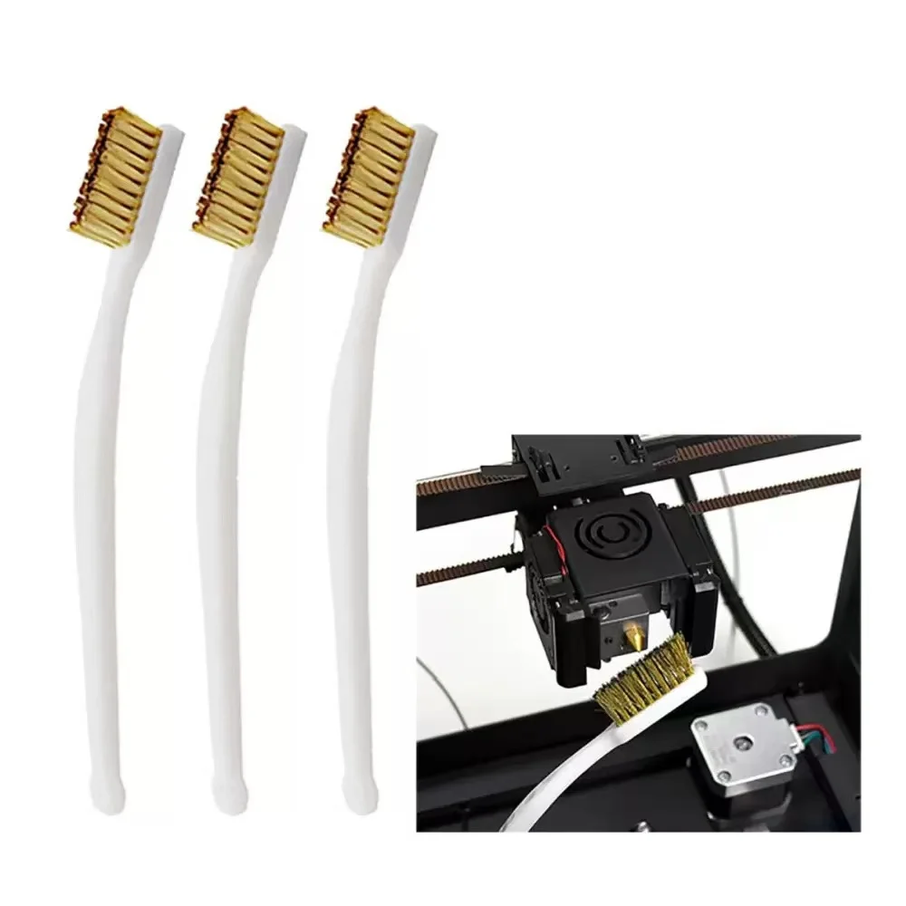 1/3/5/10pcs Mini copper plating Brass Wire Brush Set for Paint & Rust Removal Industrial Metal Polishing Burr Cleaning Tool