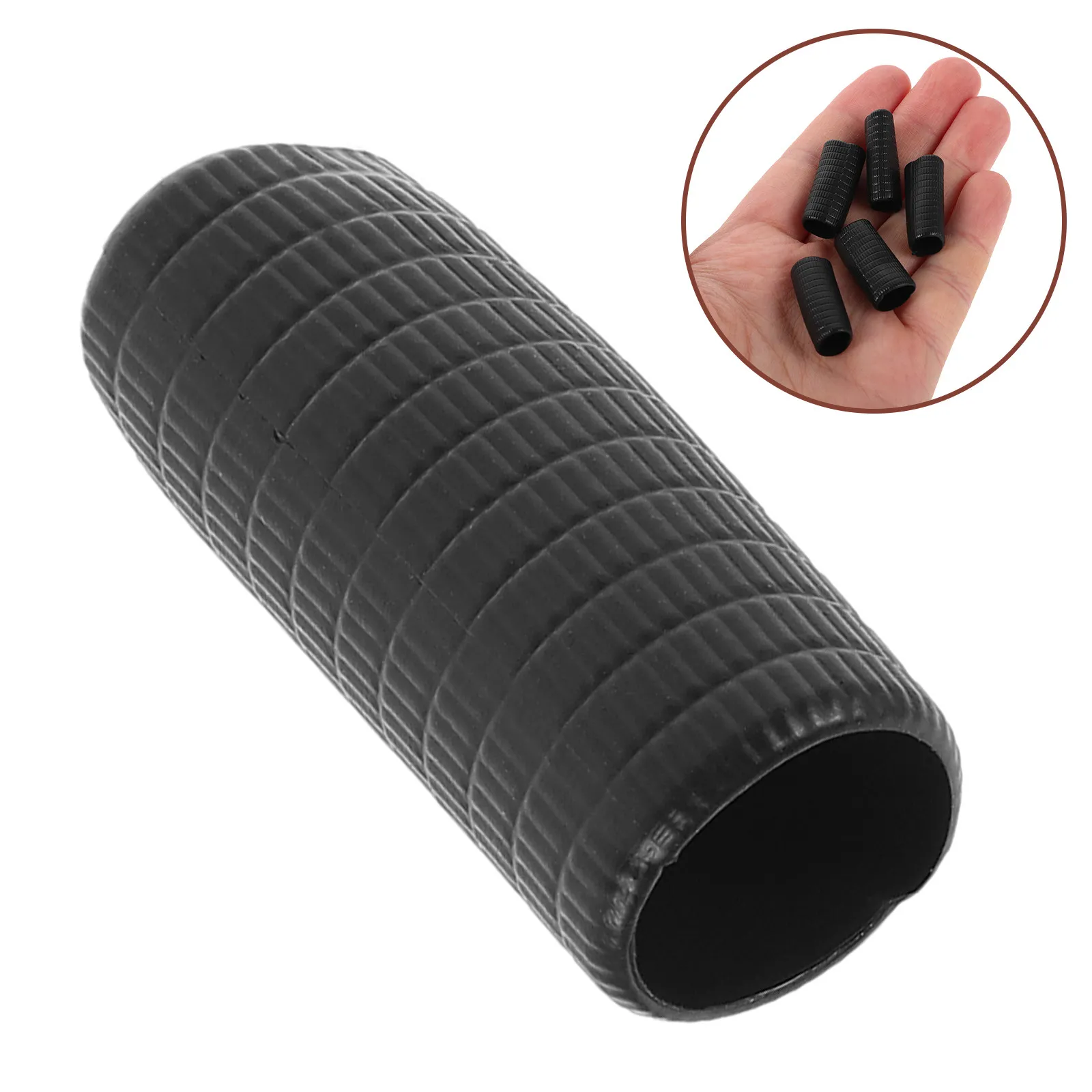 5Pcs Reusable Violin Bow Grip Rubber Sleeve for Viola Cello Posture Correction Non-Slip Secure Hold Bow Maintenance Accessories