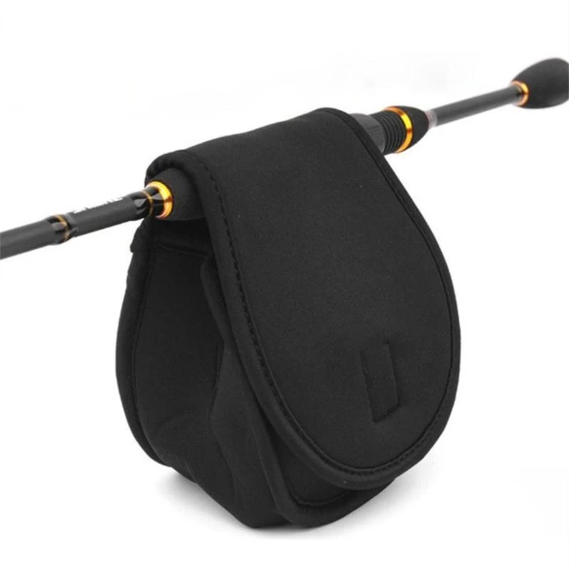 37JE Portable Fishing Reel Bag Spinning Reel Baitcasting Fishing Reel Bag Drum Spinning Raft Reel Fishing Protective