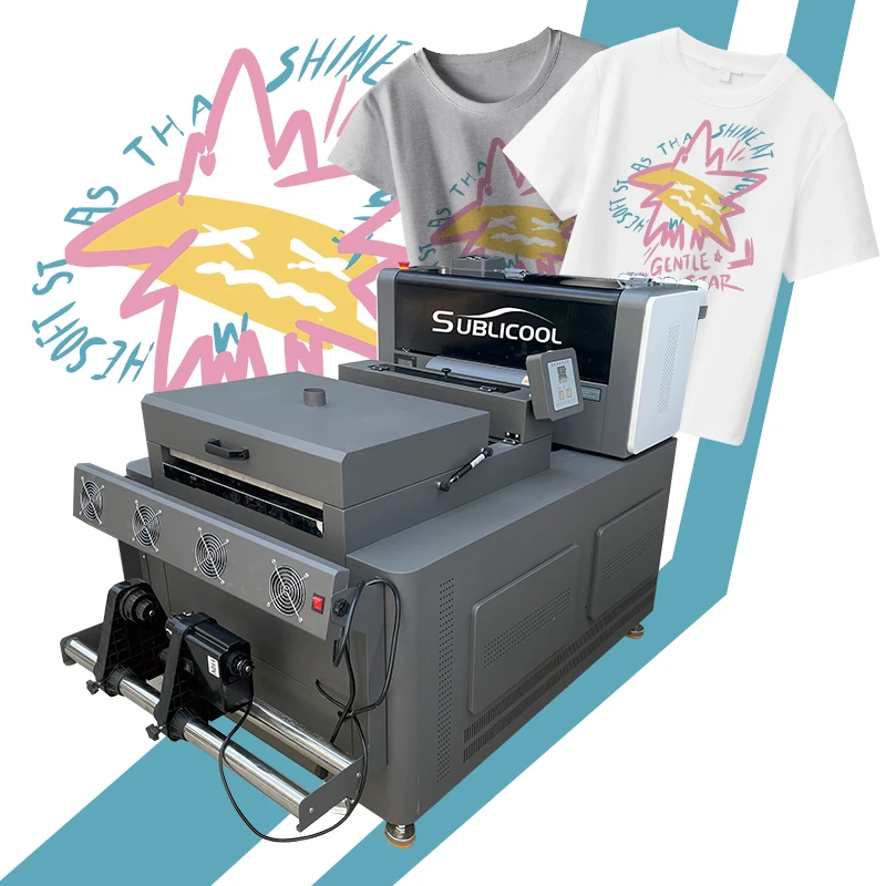 Produkte werden verhandelt 2023 heißer Verkauf digitaler dtf Drucker Haustier film Wärme übertragung T-Shirt 2 i3200 Köpfe 30cm dtf printe