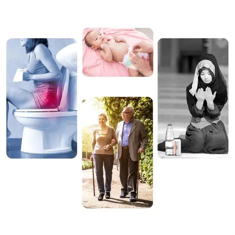 Spray de bidê elétrico portátil para viagem